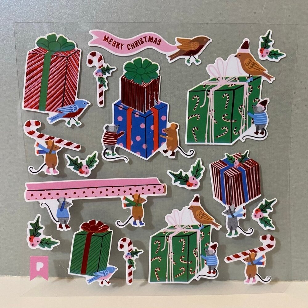 Pipsticks Mice Christmas Stickers